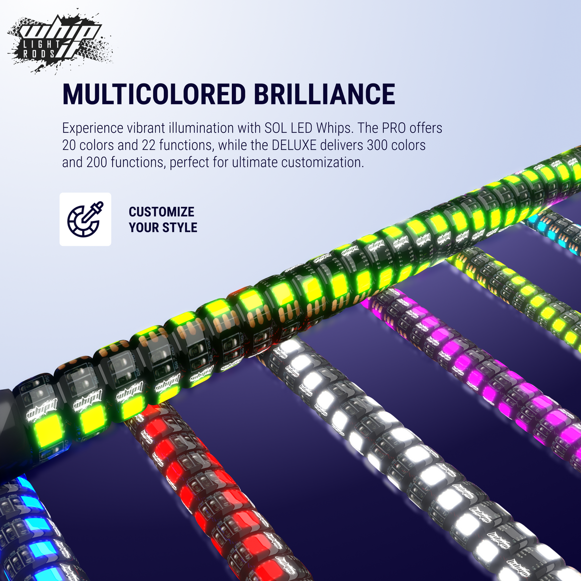 Premium LED Whips and Off-Road Lighting for Adventurers – Whip It Light ...